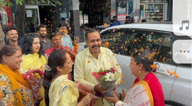 भाजपा की प्रदेश अध्यक्ष महिमा मोर्चा का हरिद्वार में भव्य स्वागत