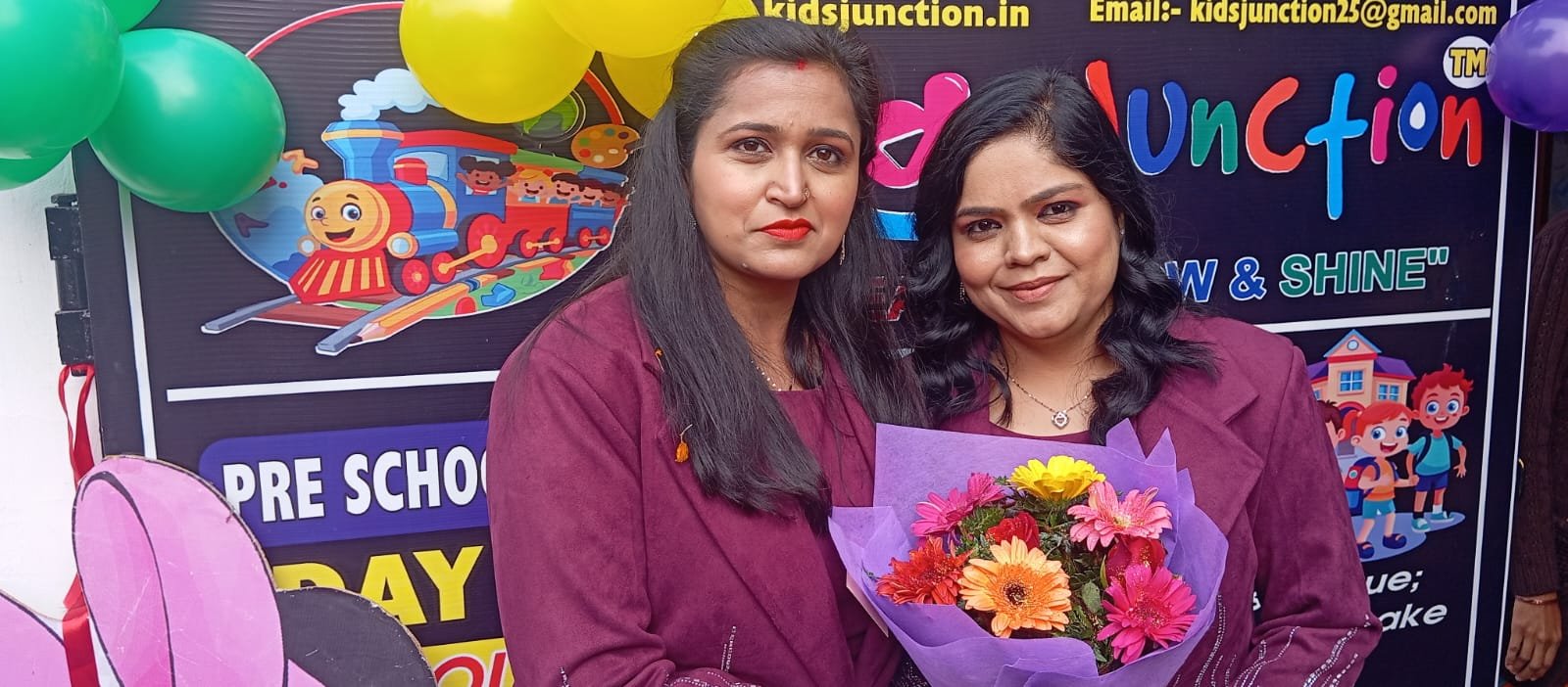 प्रतिभा के साथ-साथ संस्कार भी आवश्यक किड्स जंक्शन प्री-स्कूल एवं डे-केयर सेंटर का शुभारंभ