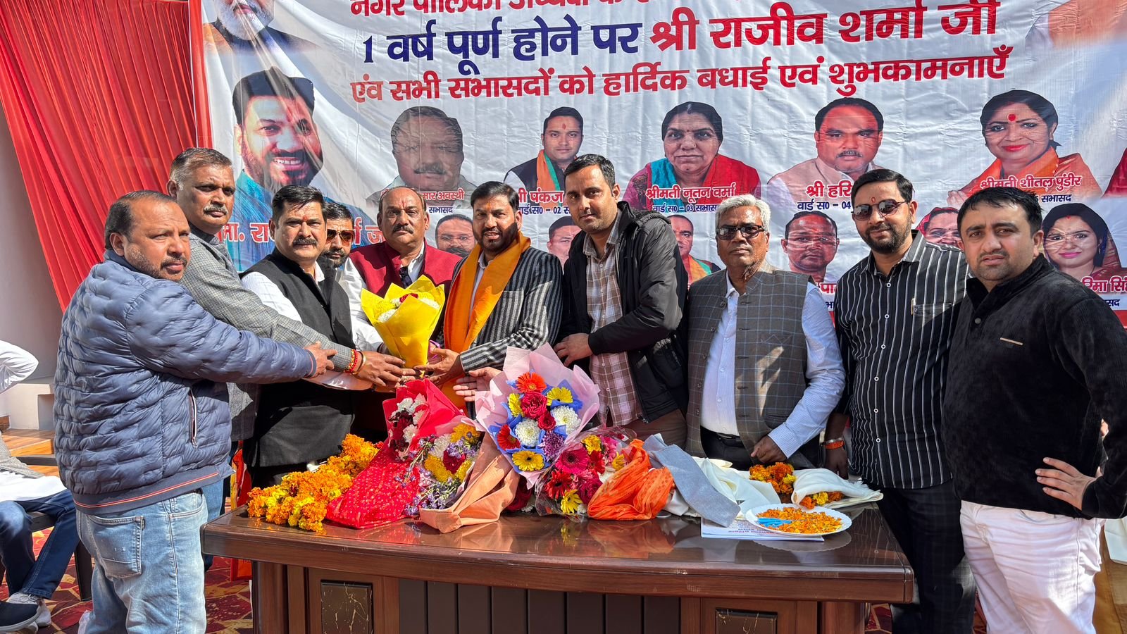 नगर पालिका परिषद, शिवालिक नगर की देवतुल्य जनता के आशीर्वाद से दूसरी बार निर्वाचित नगर पालिका अध्यक्ष राजीव शर्मा ने अपने द्वितीय कार्यकाल के सफलतम एक वर्ष पूर्ण किए