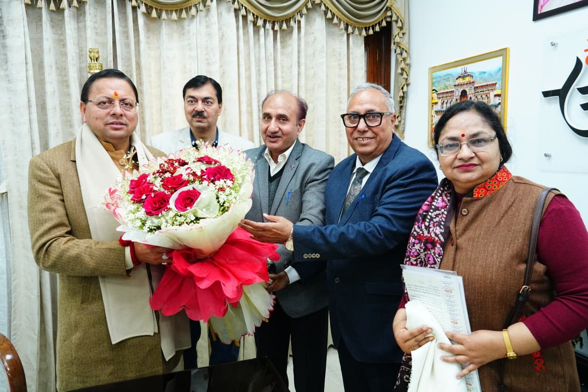 पाका PACA प्रतिनिधिमंडल ने मुख्यमंत्री पुष्कर सिंह धामी से की भेंट उच्च शिक्षा की चुनौतियों और आगामी अधिवेशन पर हुई चर्चा