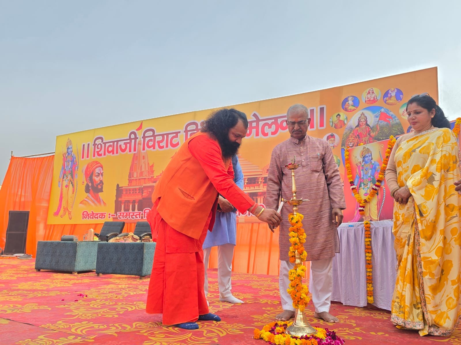 जगजीतपुर, फुटबॉल ग्राउंड हरिद्वार में शिवाजी विराट हिंदू सम्मेलन का आयोजन