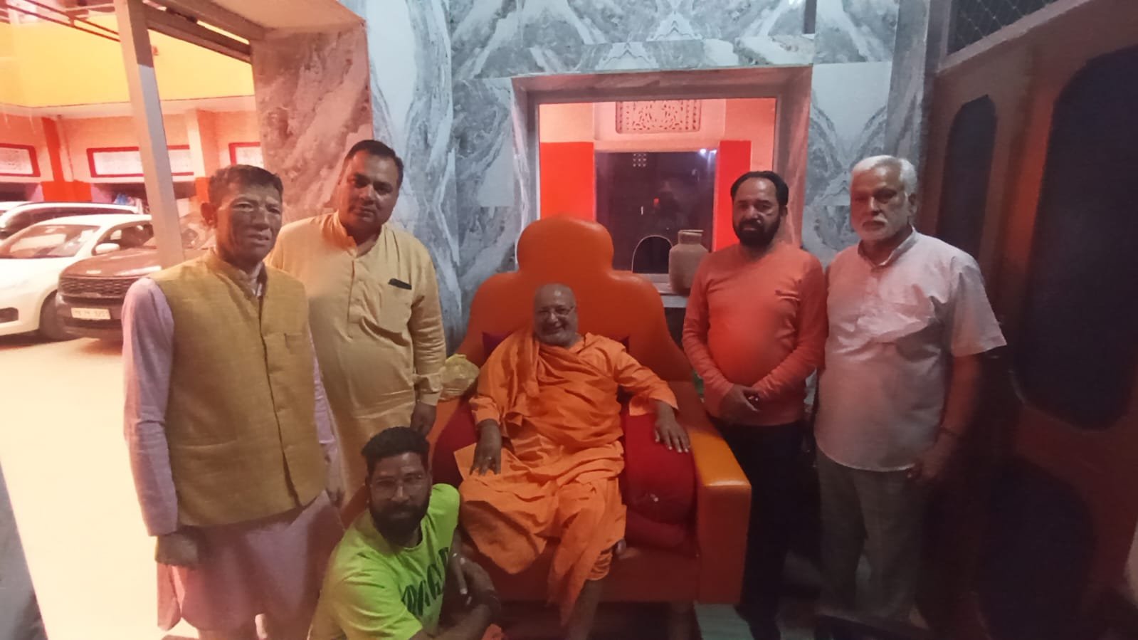 सन्यास रोड स्थित हंस आश्रम में श्रीमद् भागवत कथा का भव्य आयोजन