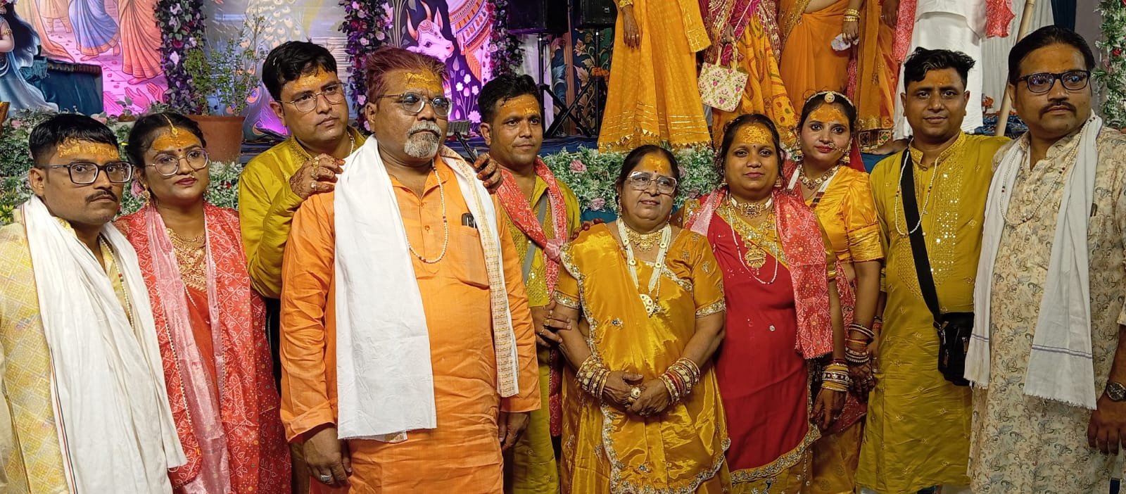 गांगिल परिवार द्वारा सैनी आश्रम में श्रीमद् भागवत कथा का भव्य आयोजन