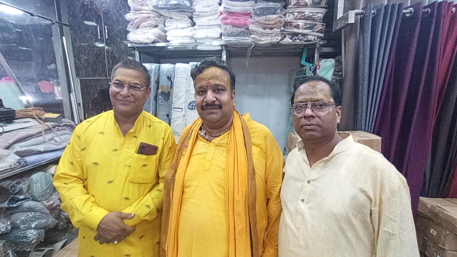 श्री जगन्नाथ रथ यात्रा के अवसर पर नितिन मंगल जी, नीरज तायल जी, पंकज गुप्ता जी