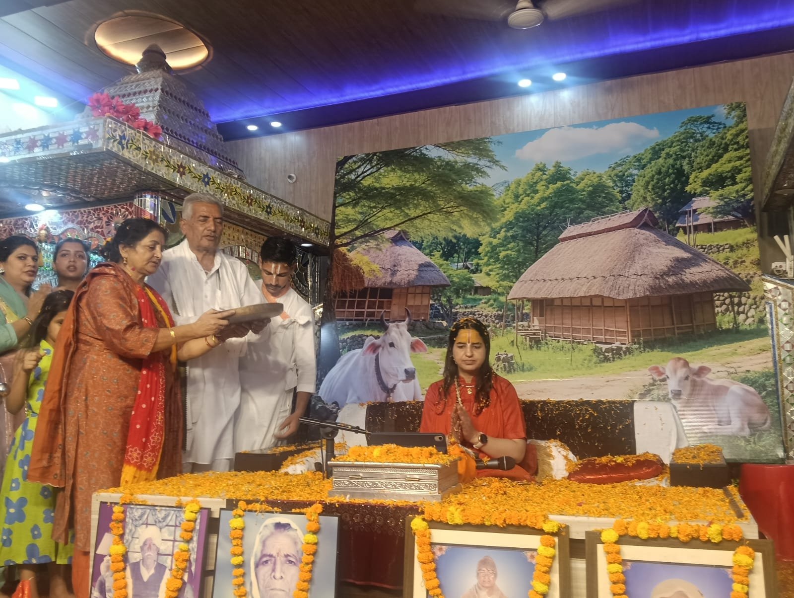 श्री राम कृपा धाम आश्रम में सात दिवसीय श्रीमद्भागवत कथा का हुआ विश्राम