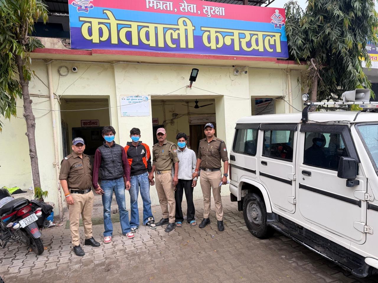 पिल्ला गैंग पर ऑपरेशन प्रहार के तहत हरिद्वार पुलिस की कार्रवाई